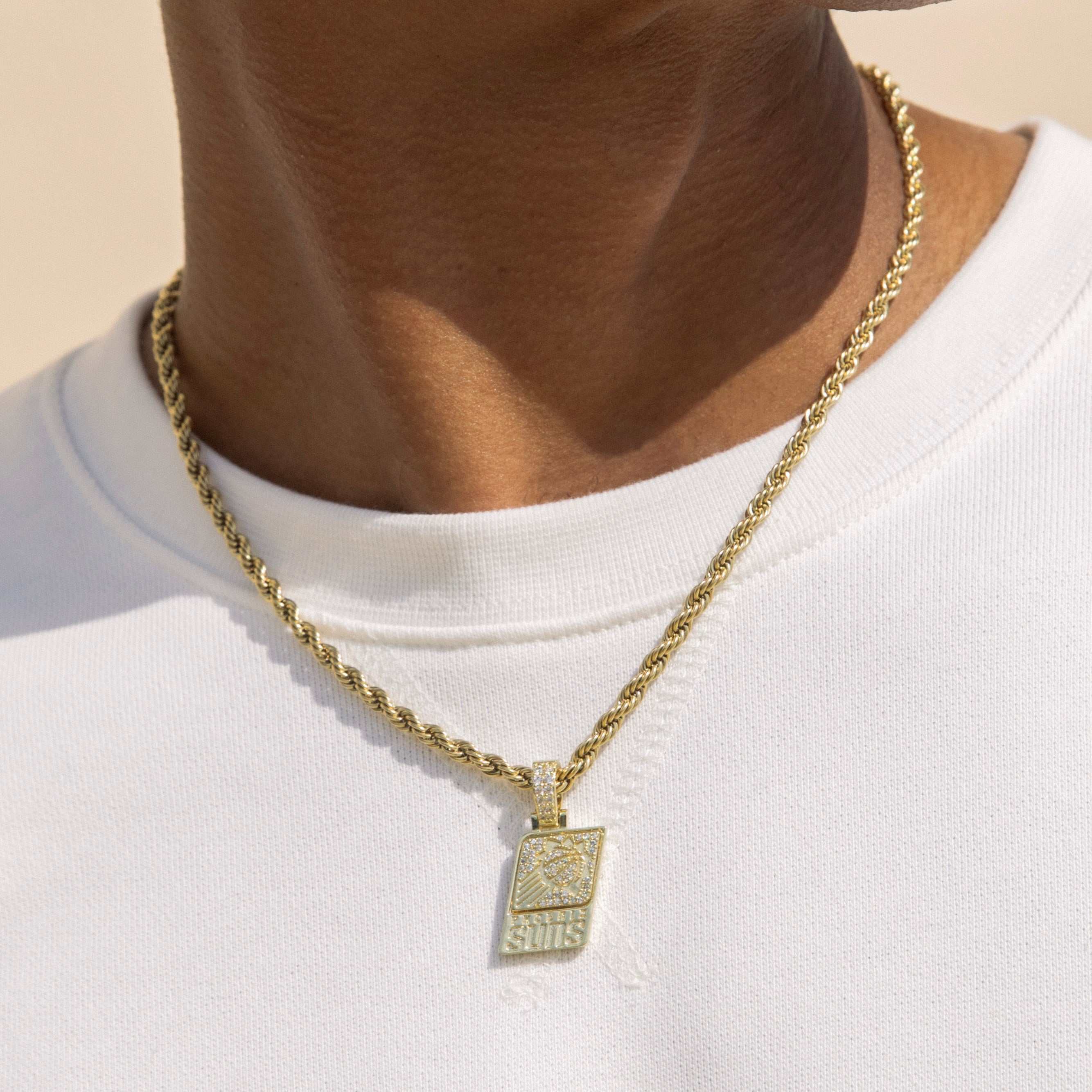Phoenix Suns Official NBA Micro Logo Pendant