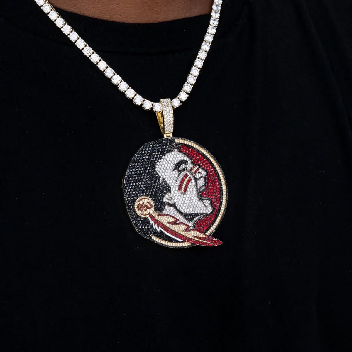 Large Florida State Seminoles Official NCAA Mascot Pendant