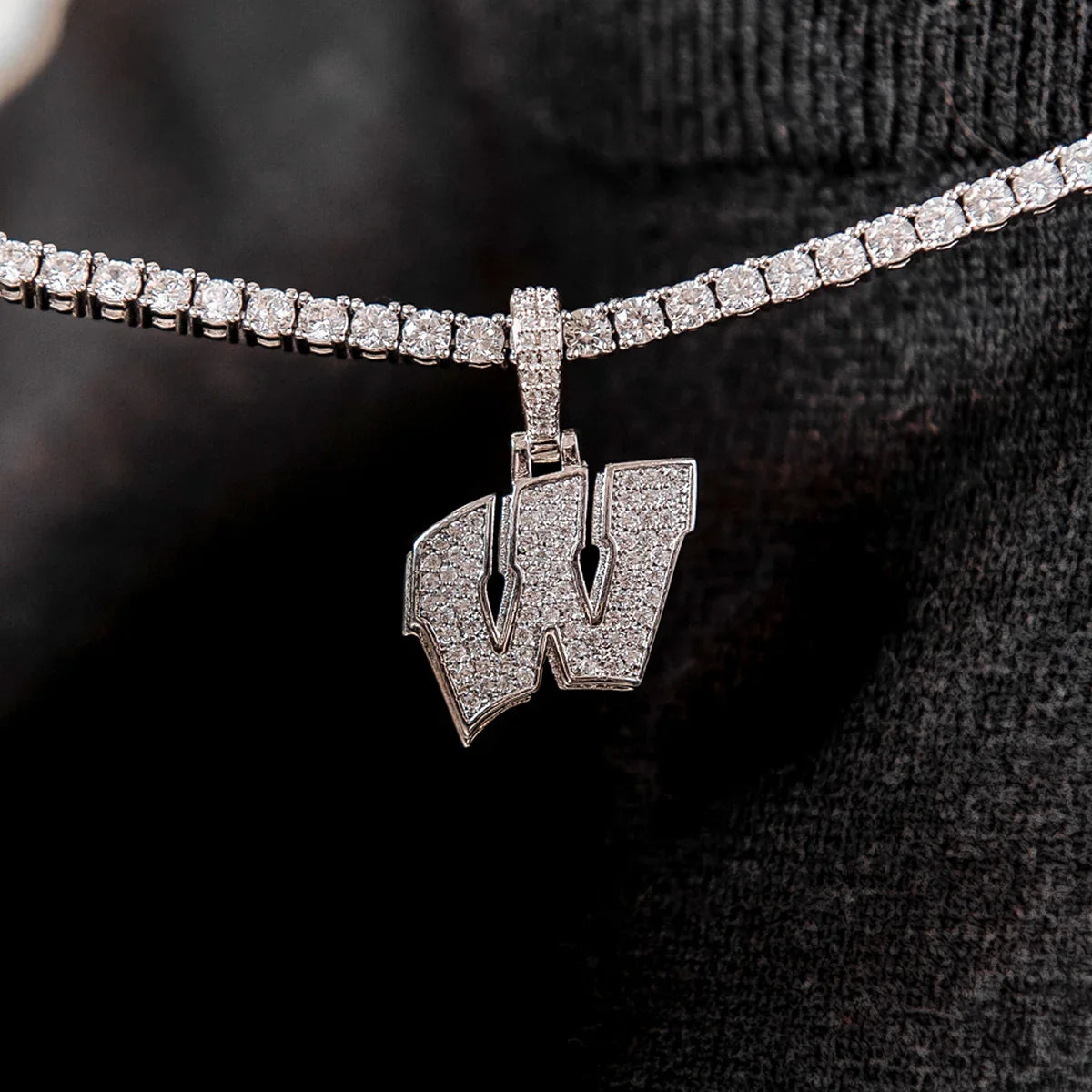 Wisconsin Badgers Official NCAA Micro Logo Pendant