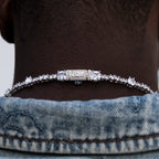 Gem Stationed Tennis Chain