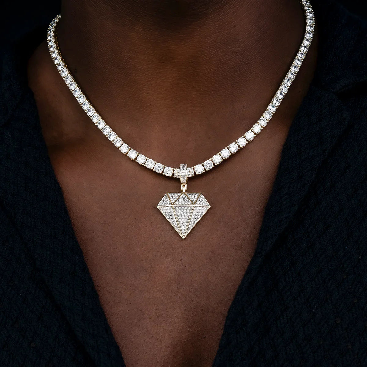 GLD Diamond Pendant