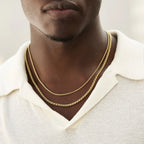 Palm Chain in Yellow Gold - 4mm