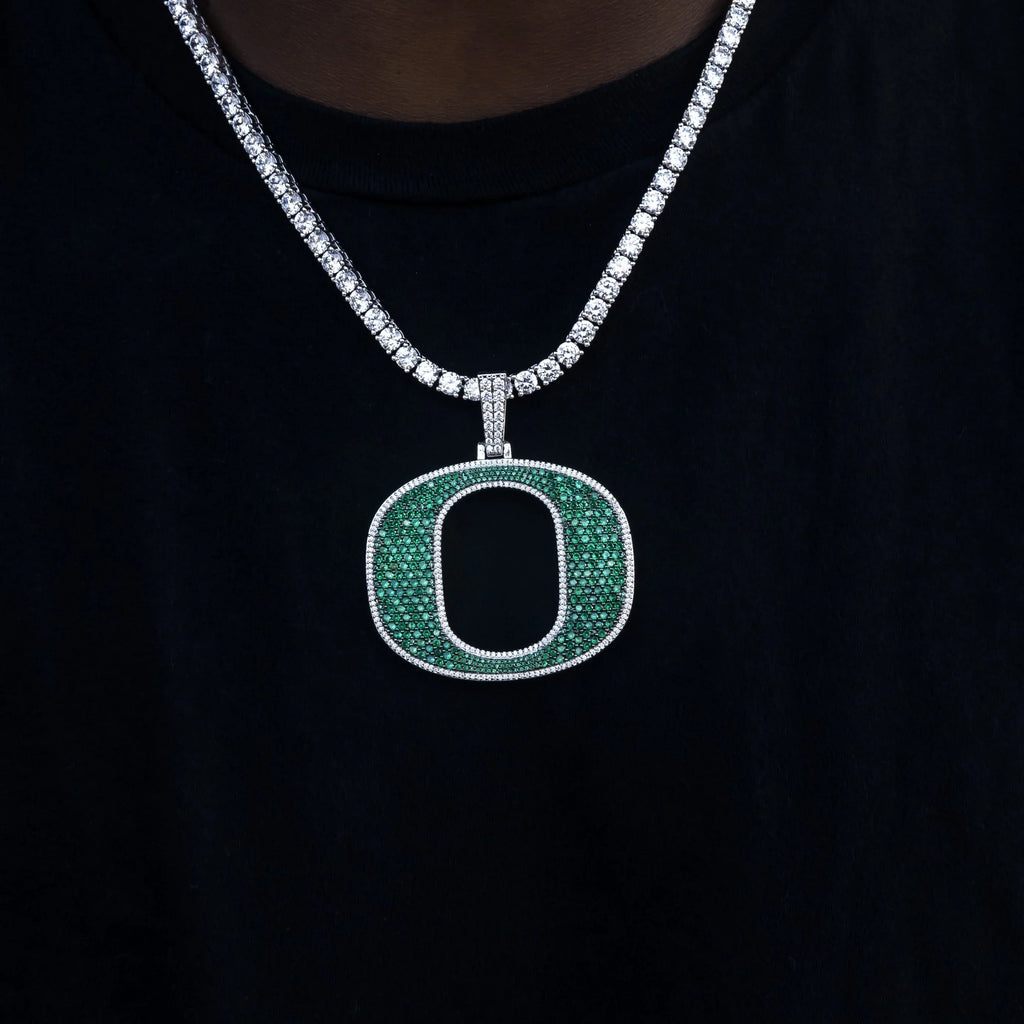 Large Oregon Ducks Official NCAA Logo Pendant