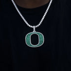 Large Oregon Ducks Official NCAA Logo Pendant