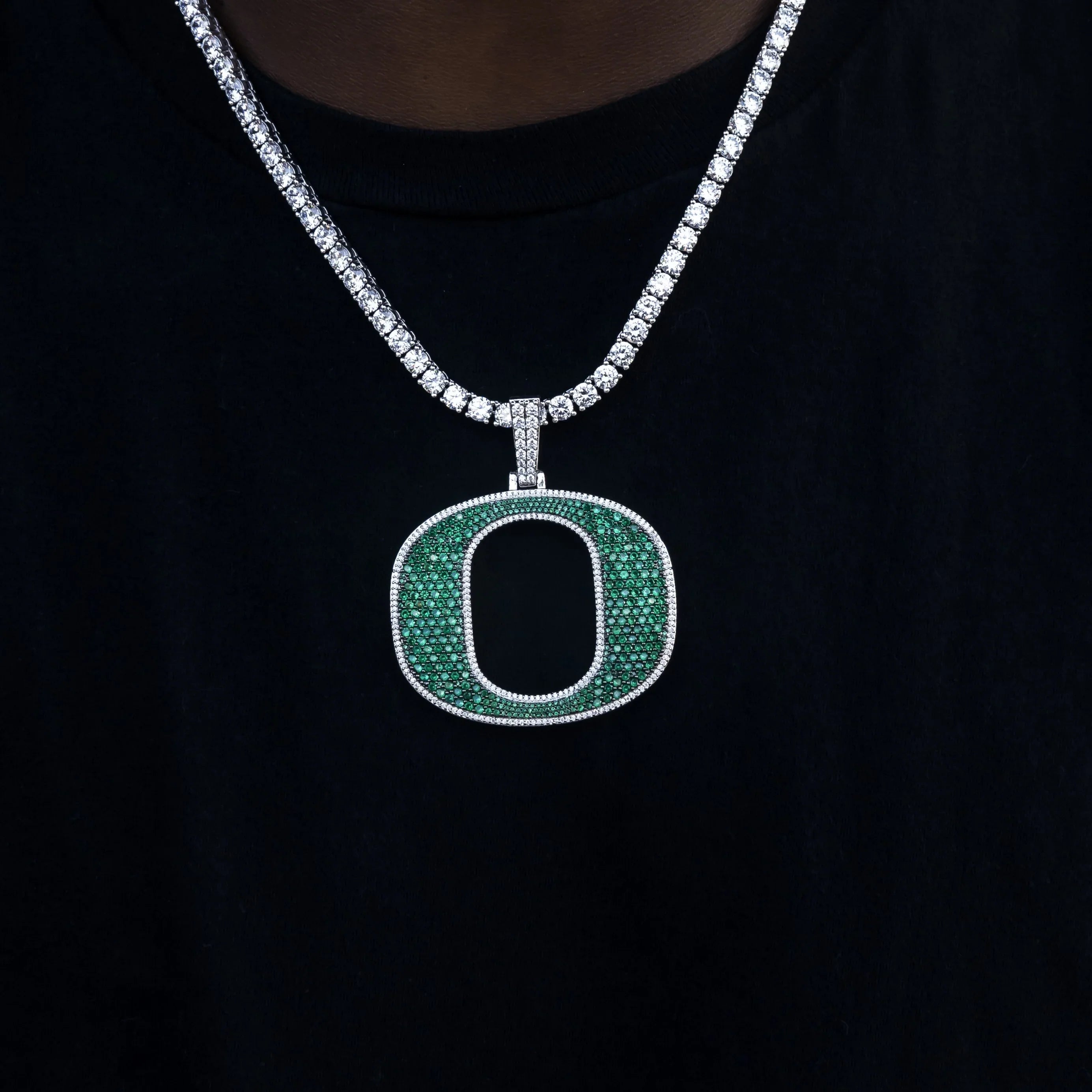 Large Oregon Ducks Official NCAA Logo Pendant