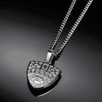 Brooklyn Nets Official NBA Logo Pendant in White Gold