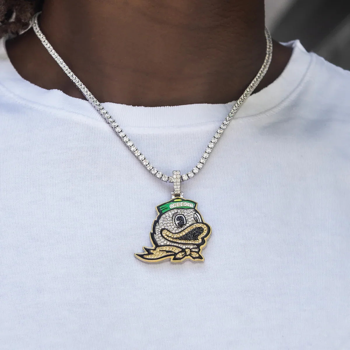 Oregon Ducks Official NCAA Mascot Pendant