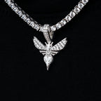 Charlotte Hornets Micro Pendant - White Gold