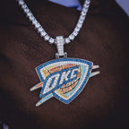 Oklahoma City Thunder OKC Official NBA Logo Pendant