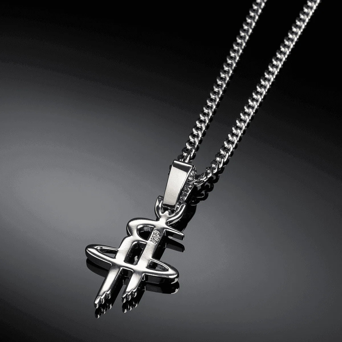 Houston Rockets Official NBA Logo Pendant in White Gold