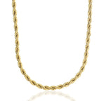 Rope Chain in Yellow Gold- 6mm