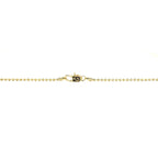 Moon Cut Ball Chain in Yellow Gold Vermeil - 2mm