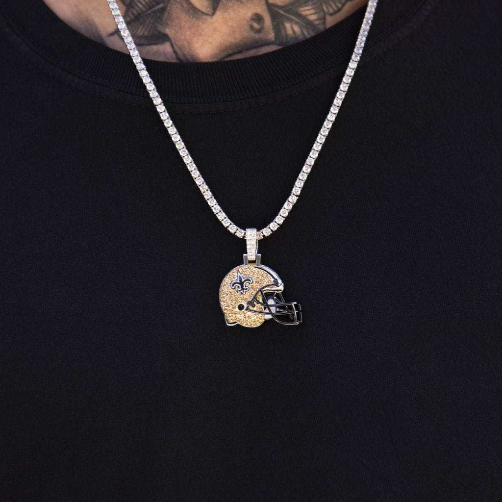 New Orleans Saints Official NFL Helmet Pendant