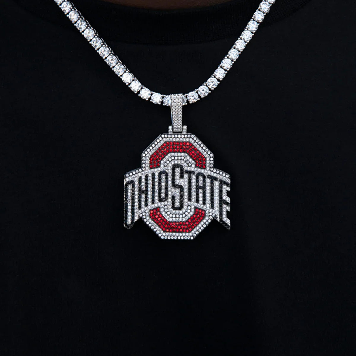 Large Ohio State Buckeyes Official NCAA Logo Pendant