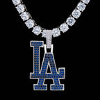 Los Angeles Dodgers 150th Anniversary Official MLB Logo Pendant
