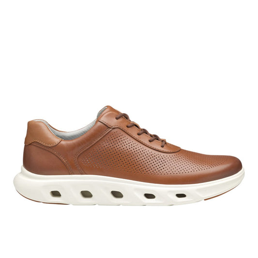 Reactivate U Throat Perforated Lace Up Sneakers