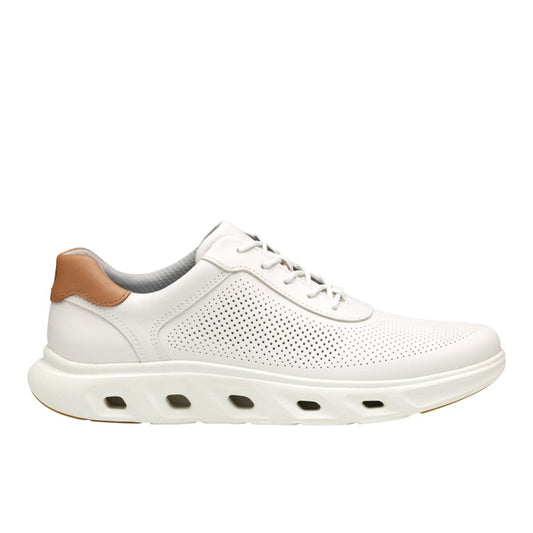 Reactivate U Throat Perforated Lace Up Sneakers
