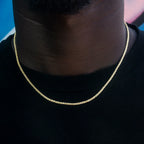 Popcorn Chain in Yellow Gold- 2mm