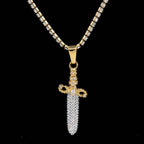 Iced Knife Pendant