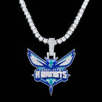 Charlotte Hornets Official NBA Logo Pendant