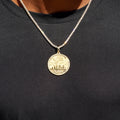 Detroit Lions Official NFL Coin Pendant in Yellow Gold