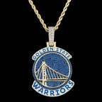 Golden State Warriors Official NBA Logo Pendant