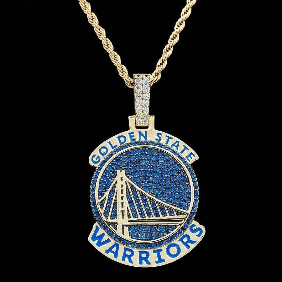 Golden State Warriors Official NBA Logo Pendant
