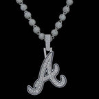 Atlanta Braves Official MLB Logo Pendant