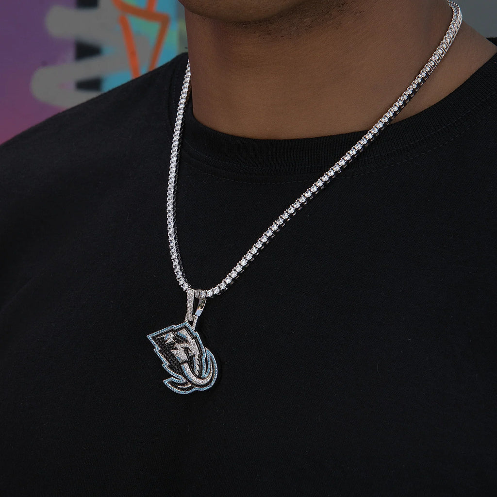Utah Hockey Club Official NHL Logo Pendant in White Gold