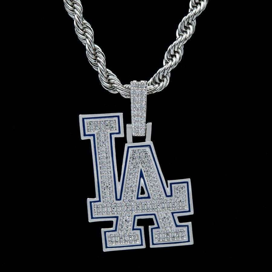 Los Angeles Dodgers Official MLB Logo Pendant