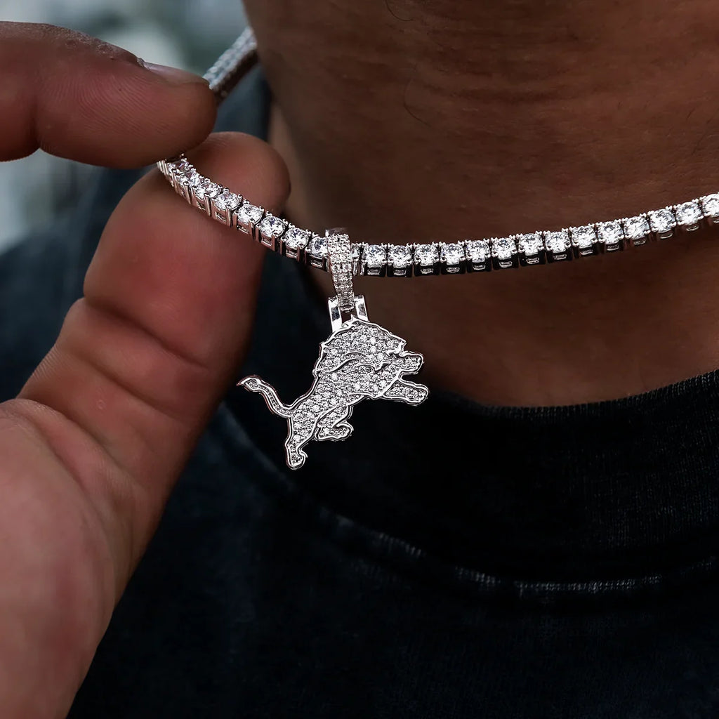 Detroit Lions Micro Logo Pendant