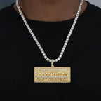 Large Iced The Last Supper Pendant in Yellow Gold