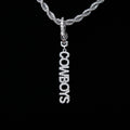 Dallas Cowboys Official NFL Wordmark Logo Clip On Pendant - White Gold
