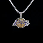 Los Angeles Lakers Official NBA Large Logo Pendant