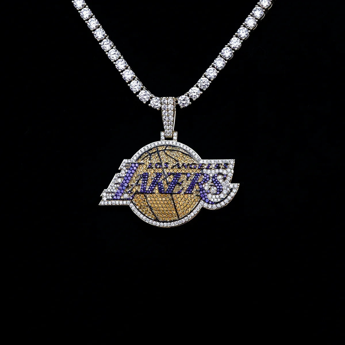 Los Angeles Lakers Official NBA Large Logo Pendant