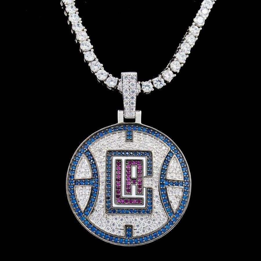 LA Clippers Official NBA Logo Pendant
