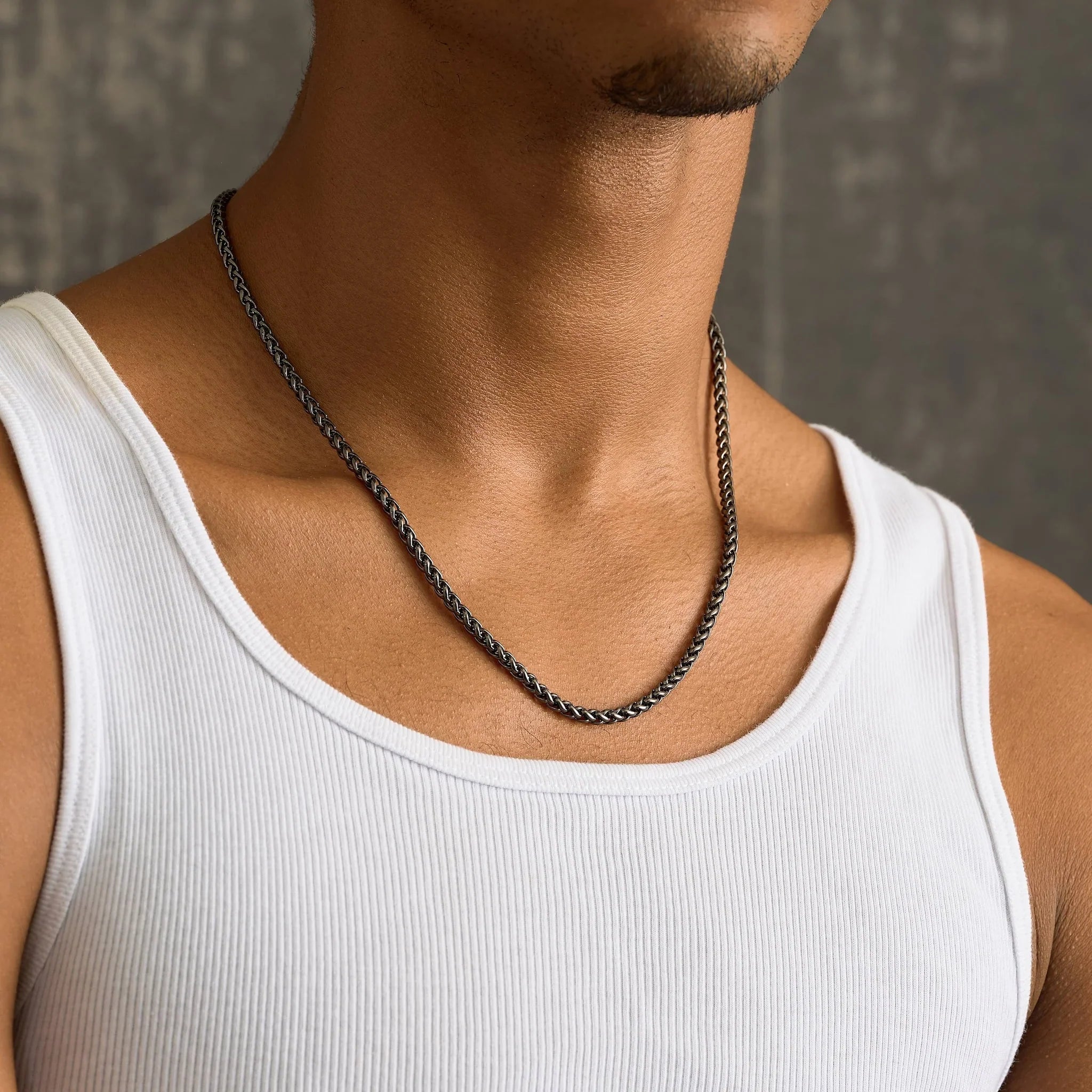 Palm Chain in Black - 4mm