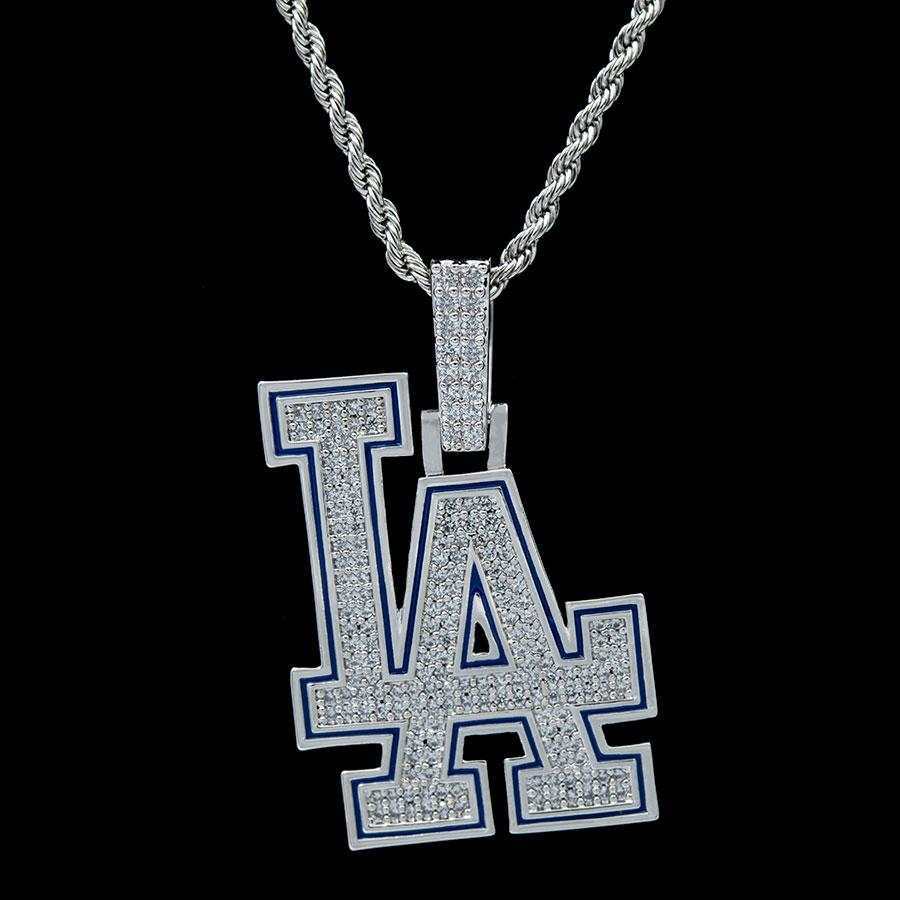 Los Angeles Dodgers Official MLB Logo Pendant