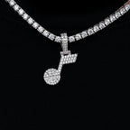 Utah Jazz Official NBA Micro Logo Pendant in White Gold