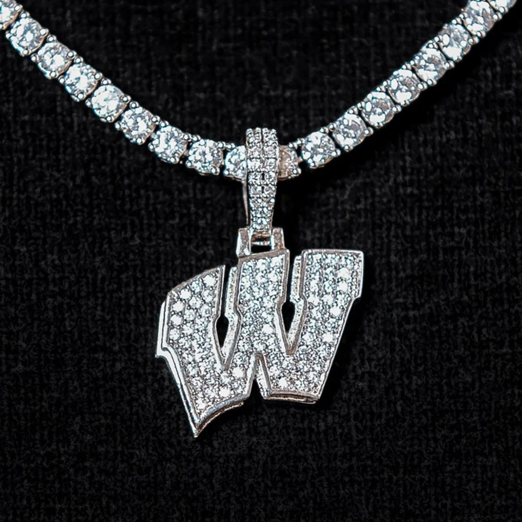 Wisconsin Badgers Official NCAA Micro Logo Pendant