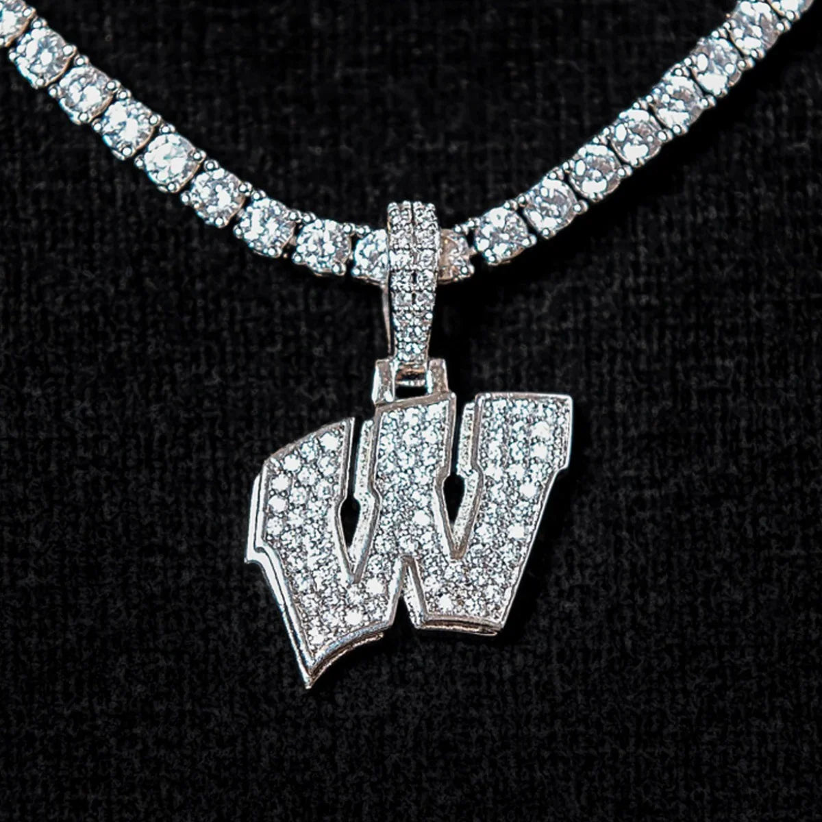 Wisconsin Badgers Official NCAA Micro Logo Pendant