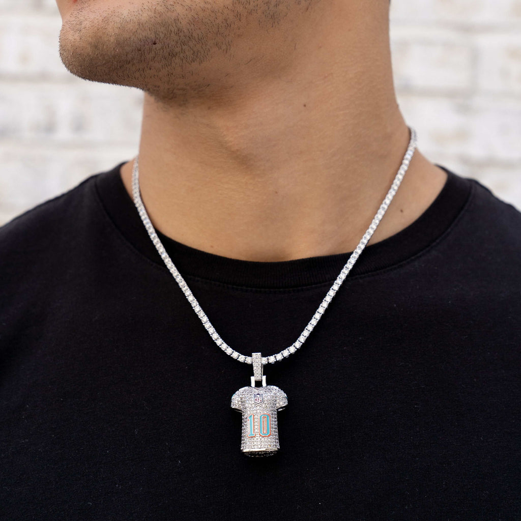 Miami Dolphins Tyreek Hill Jersey Pendant