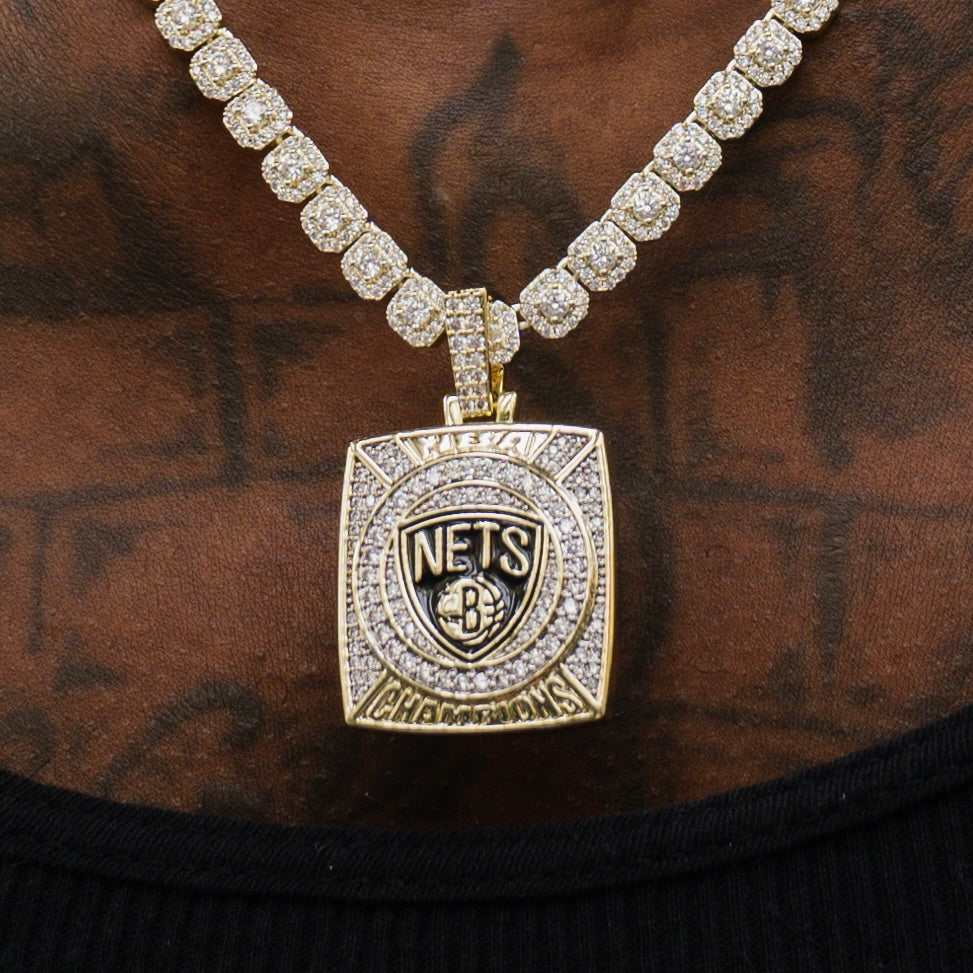 Brooklyn Nets Official NBA Championship Pendant