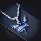 Charlotte Hornets Official NBA Logo Pendant