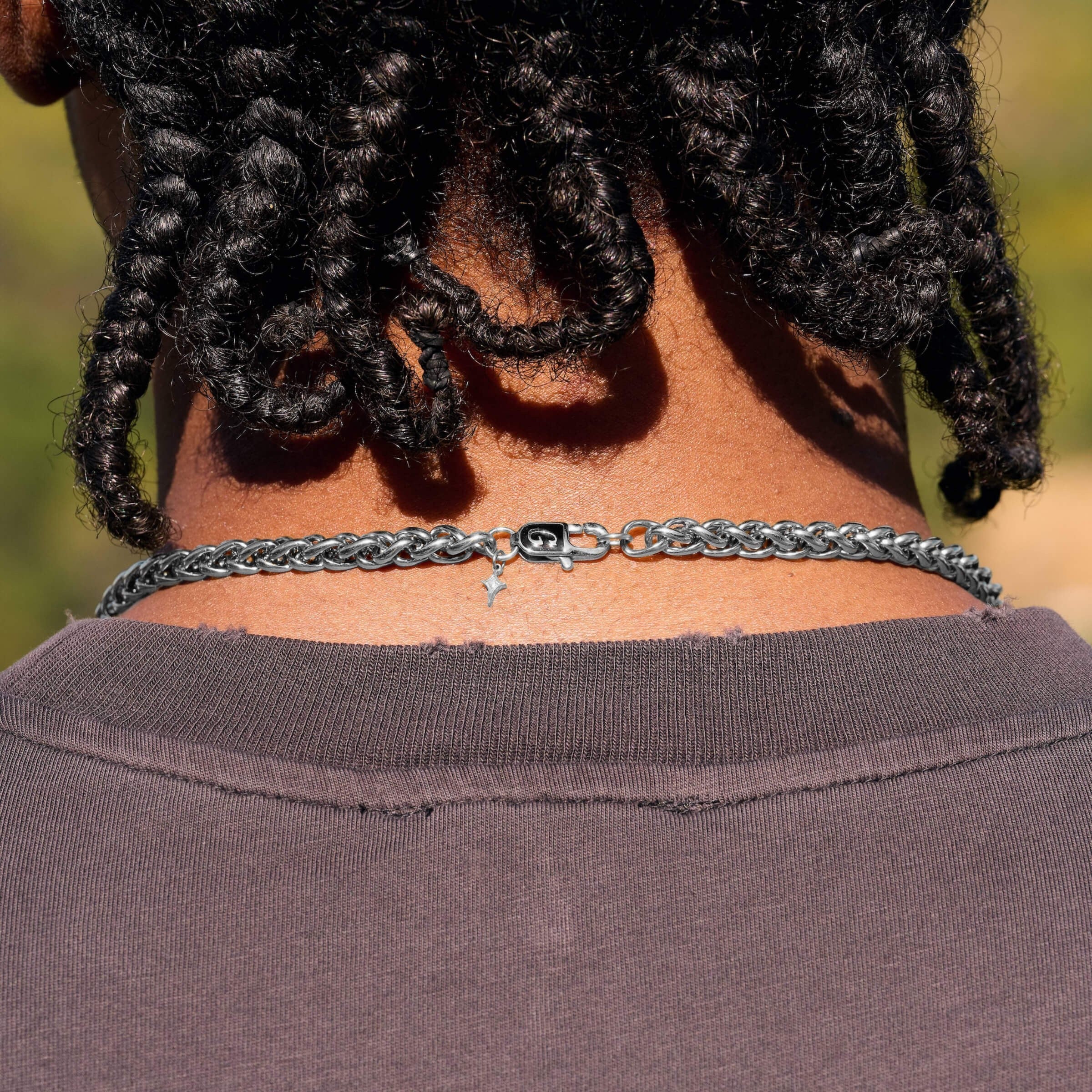 Palm Chain in White Gold- 6mm