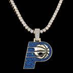 Indiana Pacers Official NBA Logo Pendant