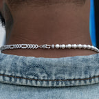 Diamond Figaro Pearl Chain