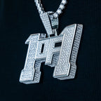 Large 1of1 Pendant - White Gold