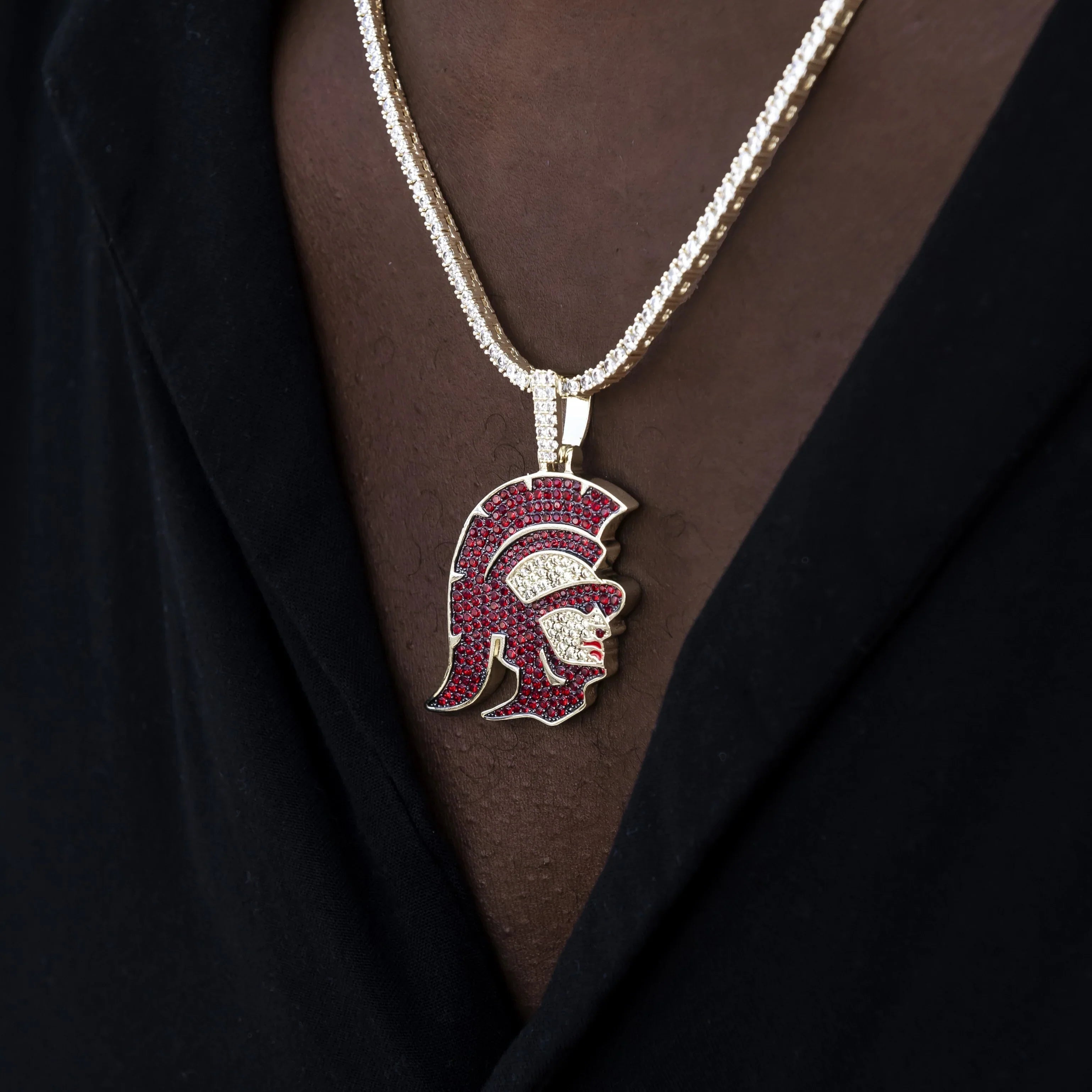 USC Trojans Head Official NCAA Pendant