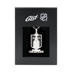 2025 Stanley Cup Official NHL Championship Pendant with 20" Rope Chain in White Gold